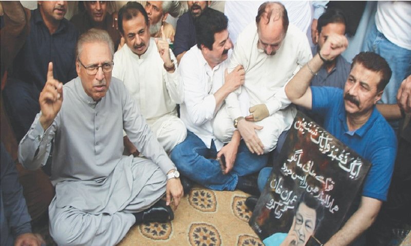 Talks sirf unke sath hongi’ says former president Arif Alvi
