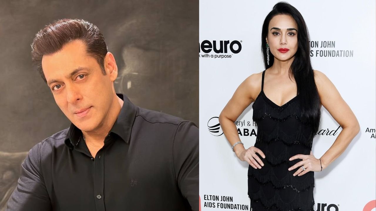 Which film does Preity love most with Salman Khan?