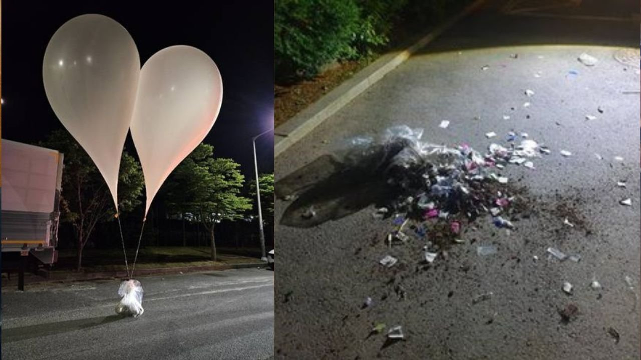 North Korea drops rubbish-filled balloons on South Korea