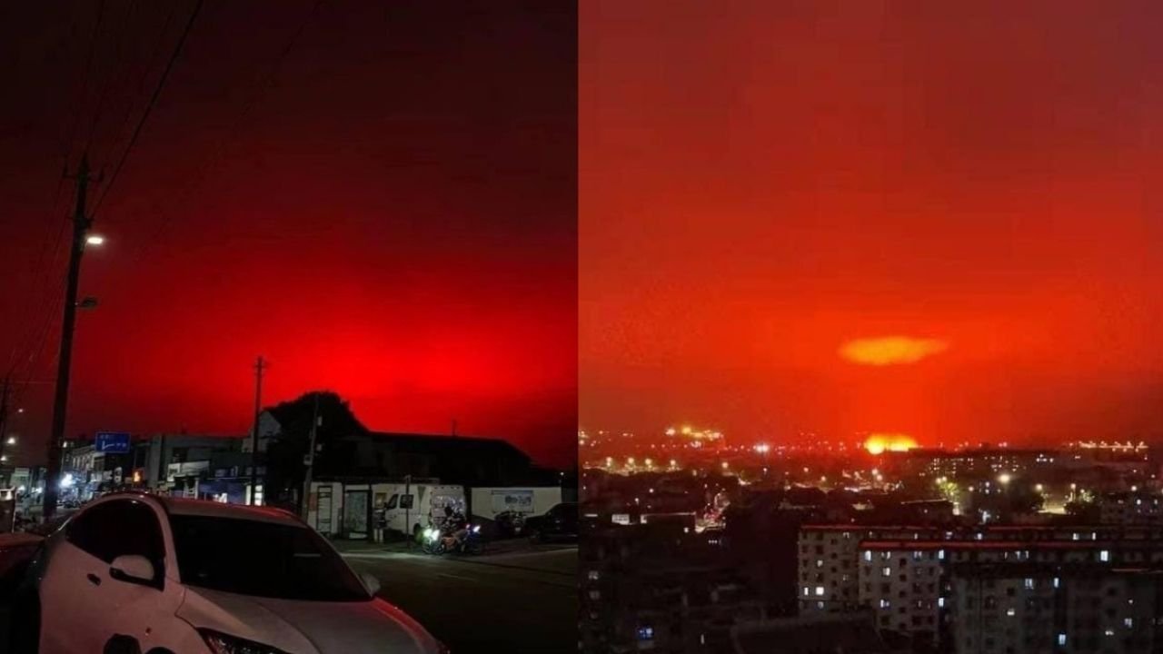 China’s blood-red sky shocks citizens