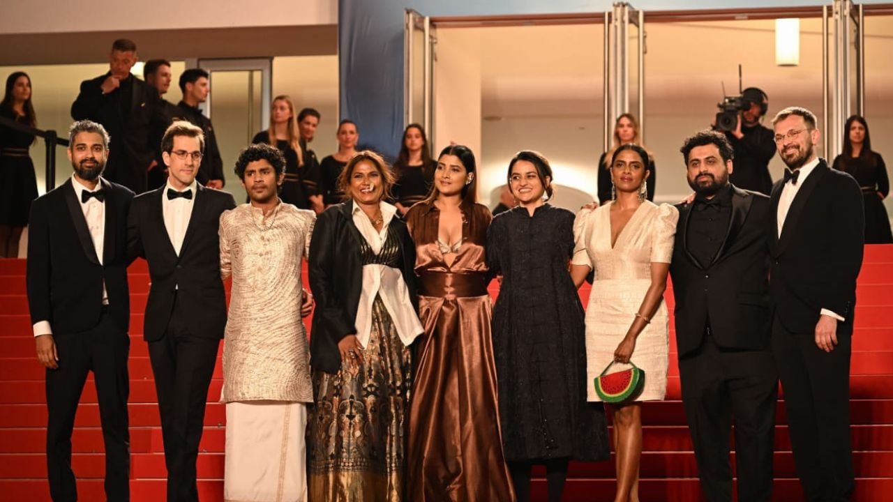 Indian actress Kani Kusruti shows support for Palestine  at Cannes Film Festival