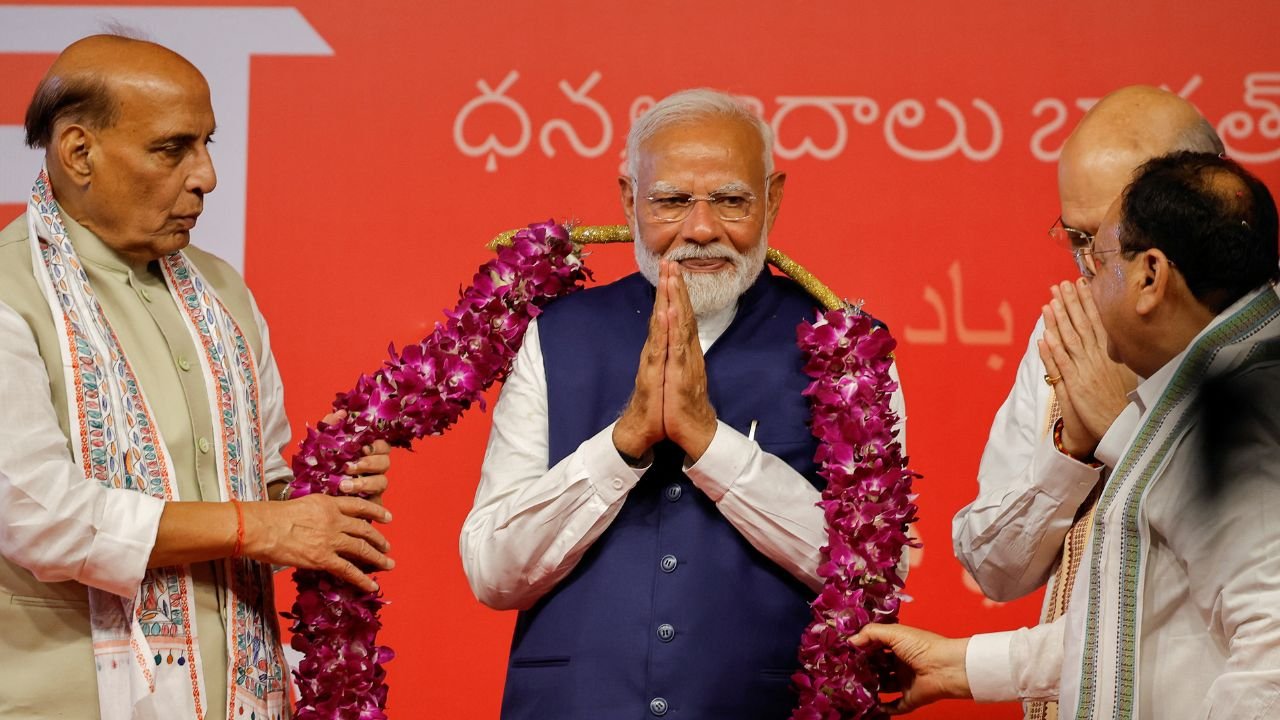 India’s Modi in talks with allies after close election win