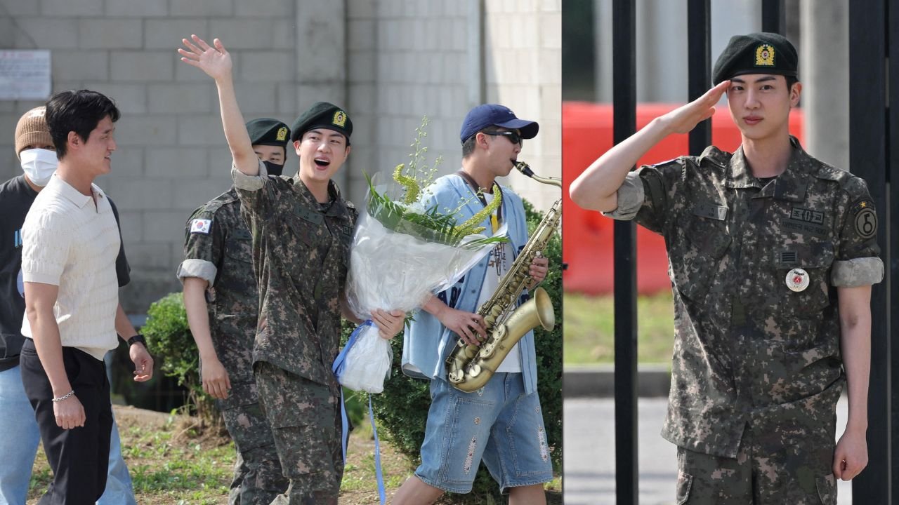 BTS star Jin finishes South Korean military service