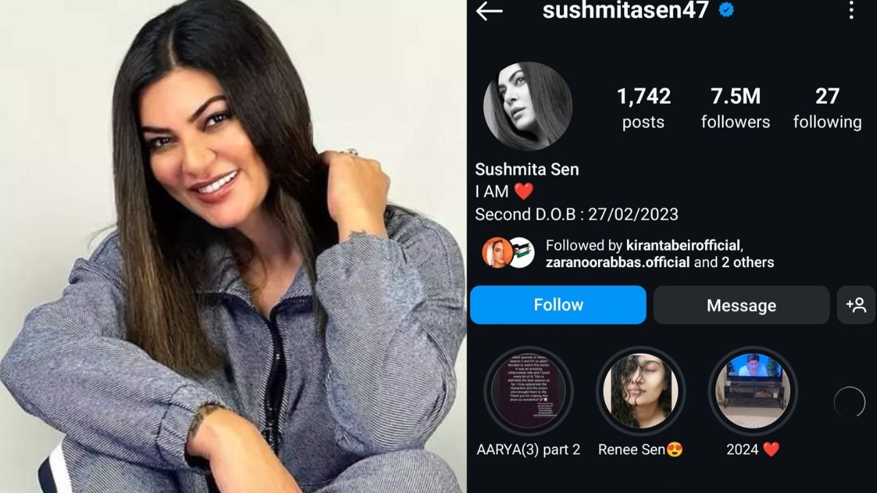 Why does Sushmita Sen call February 27 her ‘second birth date’?