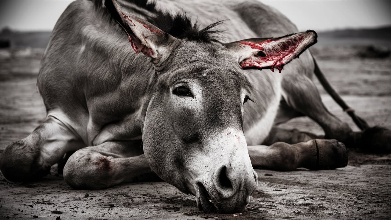 Animal cruelty: Donkey’s ears chopped off in Rawalpindi district