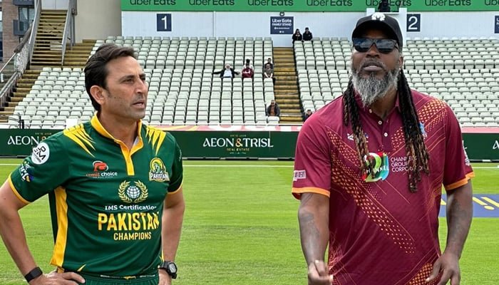 World Championship of Legends League: Pakistan defeats West Indies by 30 runs