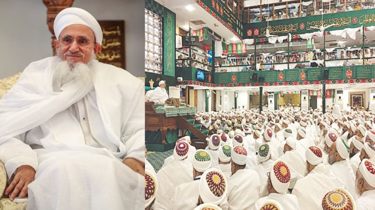 Over 80,000 Bohras attend community leader’s sermons