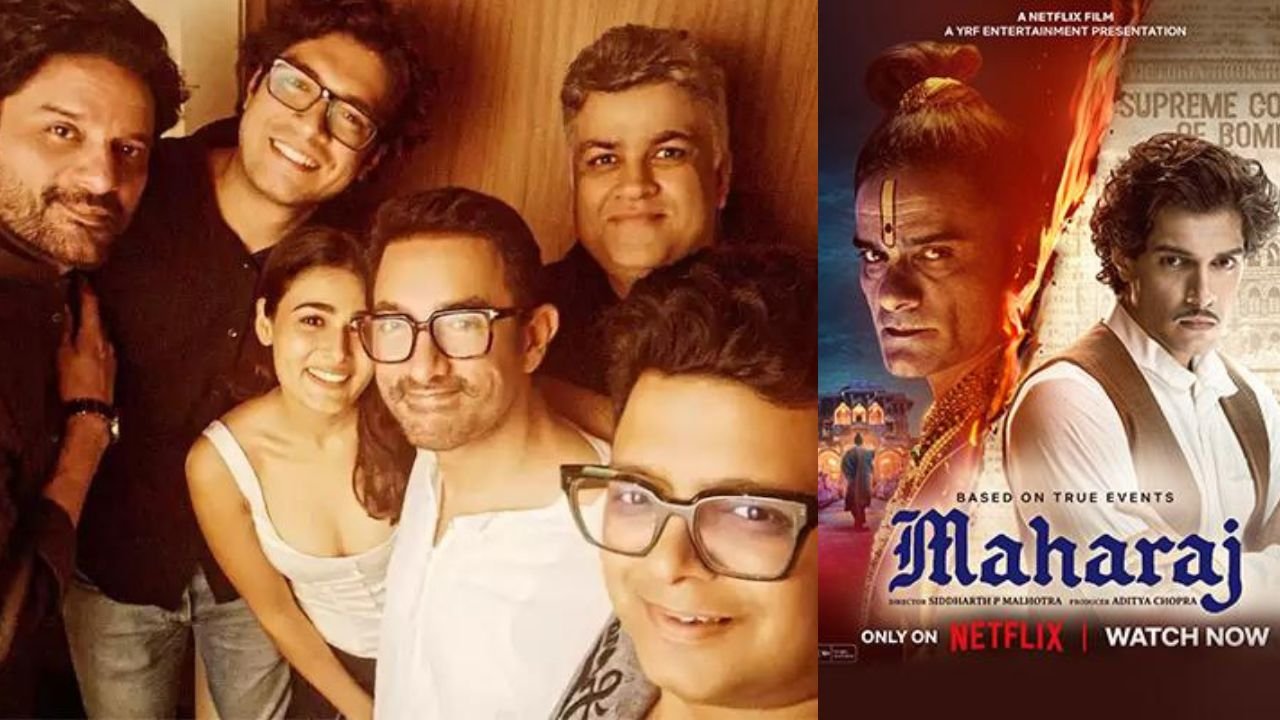 Proud papa Aamir Khan throws party to celebrate Junaid’s debut in ‘Maharaj’