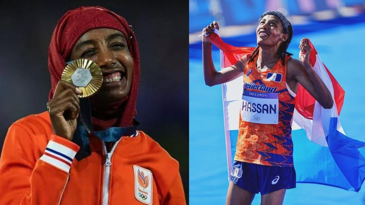 Defiance in Hijab: Olympian Sifan covers head to receive gold medal