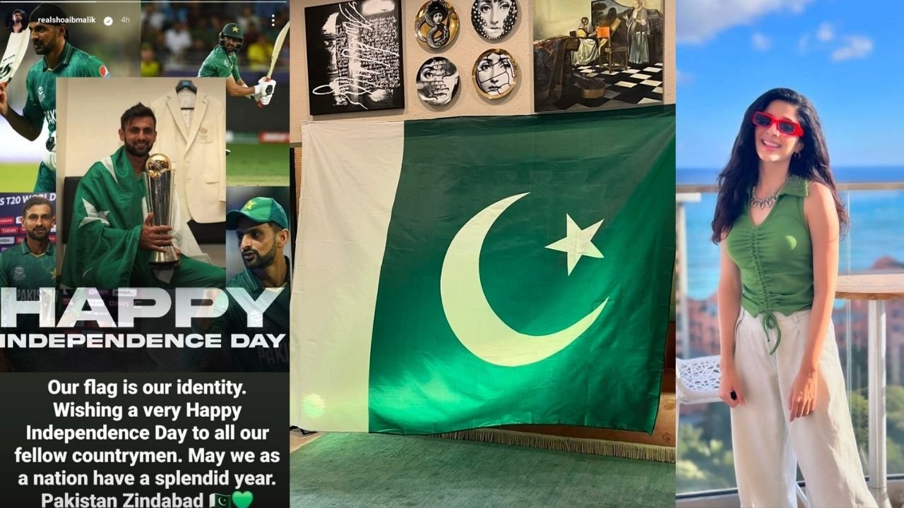 What did celebrities share on Independence Day?