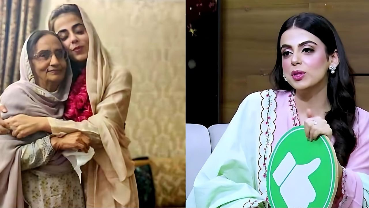 How do Yashma Gill’s mom and step-mom behave with each other?