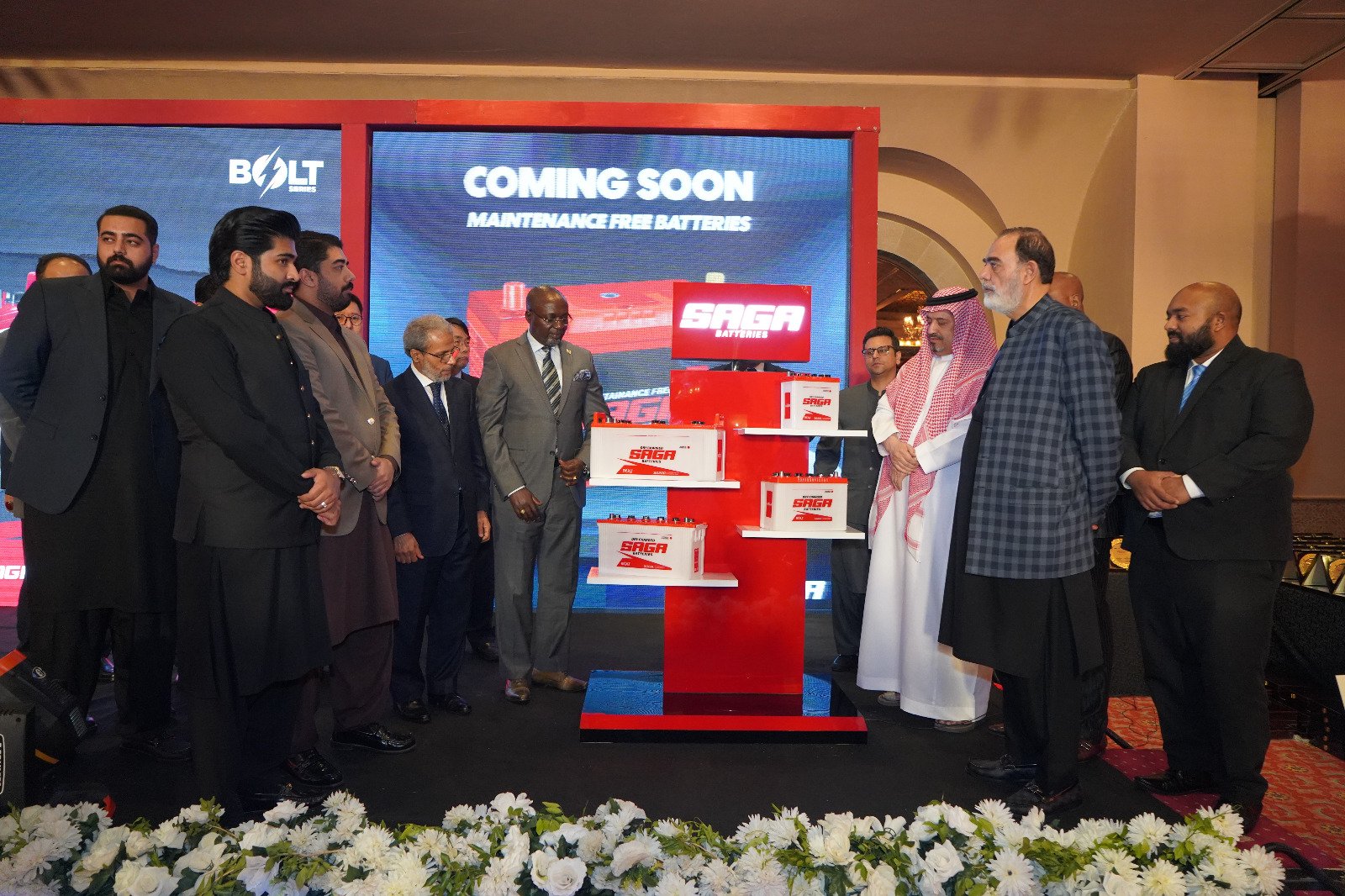 Pakistan’s Largest Battery Manufacturer ACM Group Announces its new brand; SAGA Batteries
