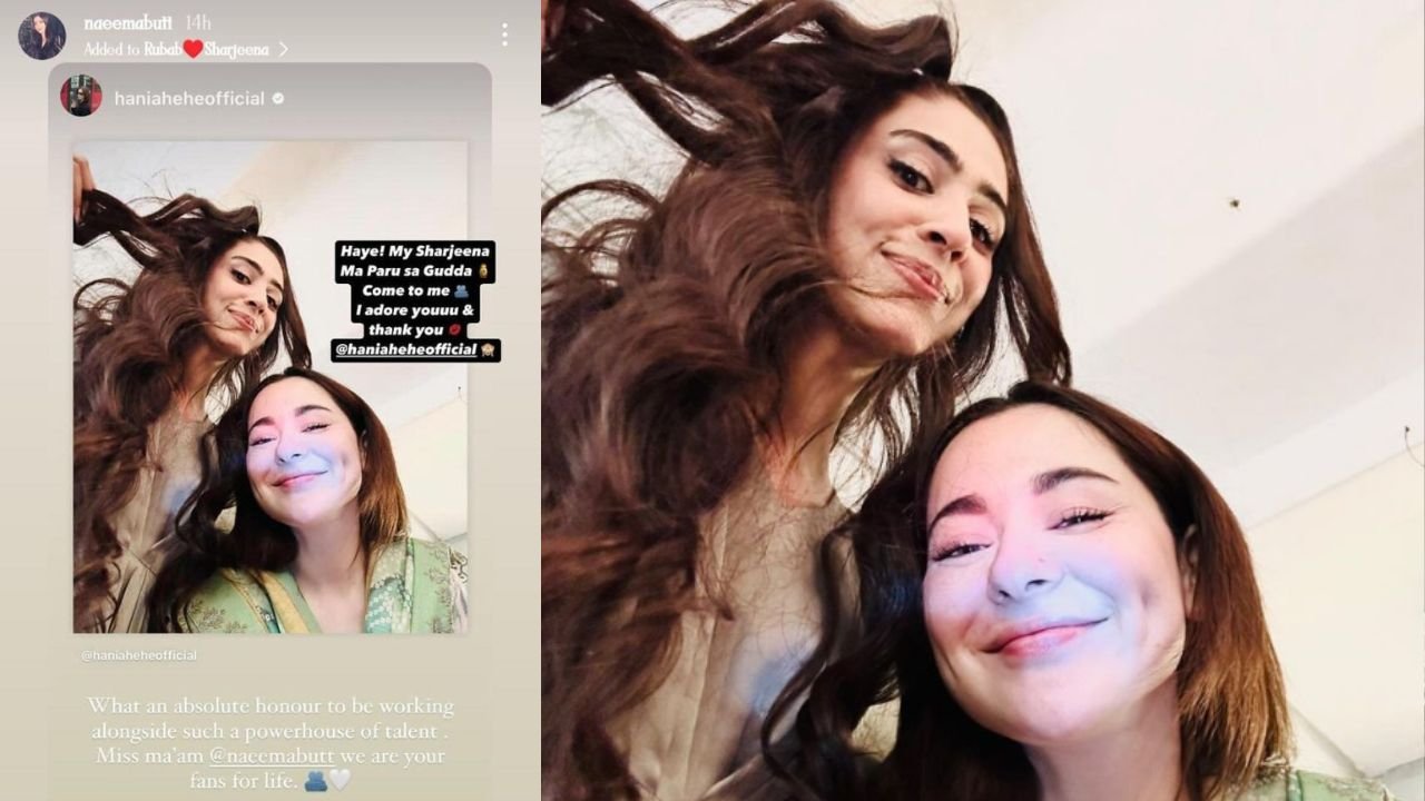 ‘Adeel and Mustafa crying in the corner’; Hilarious comments under Hania’s selfie with Naeema Butt