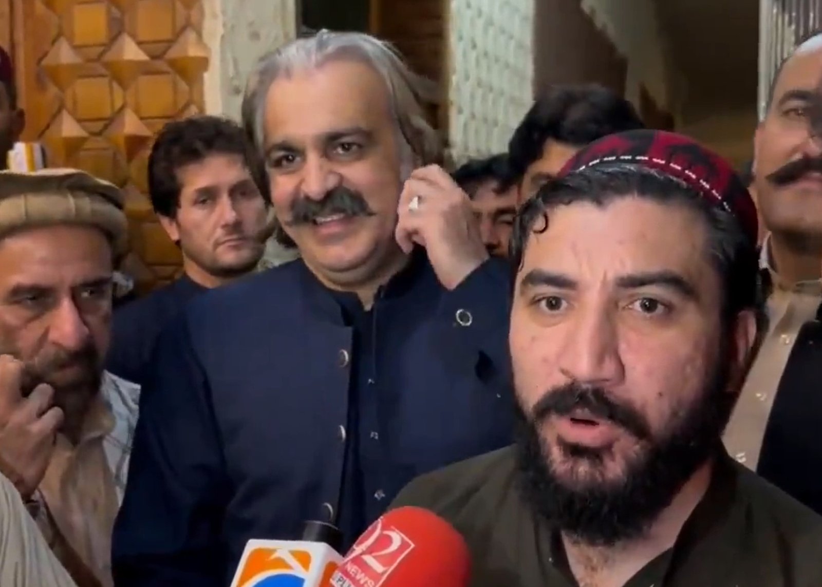 ‘Block his passport’; Manzoor Pashteen cracks joke after meeting CM Gandapur