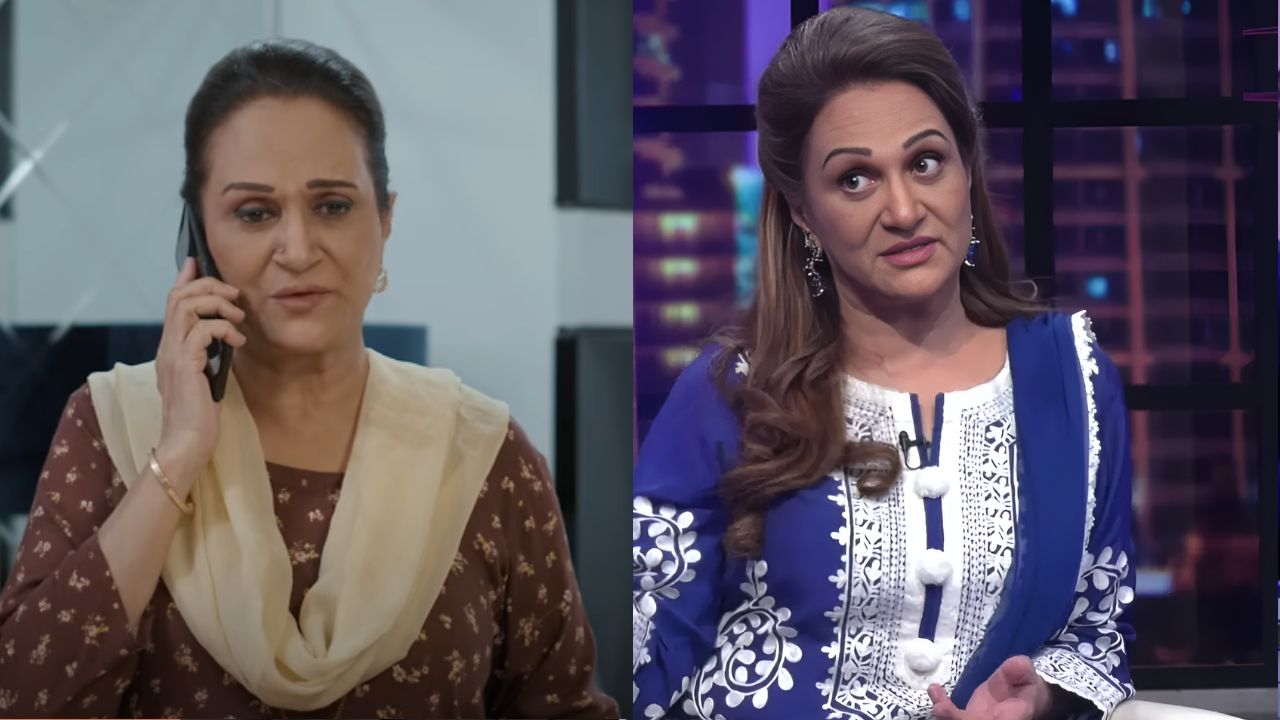 Bushra Ansari was served by Indian KMKT fan in Canadian restaurant