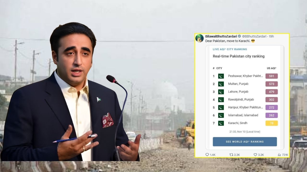 Bilawal Bhutto under fire for ‘downplaying’ smog