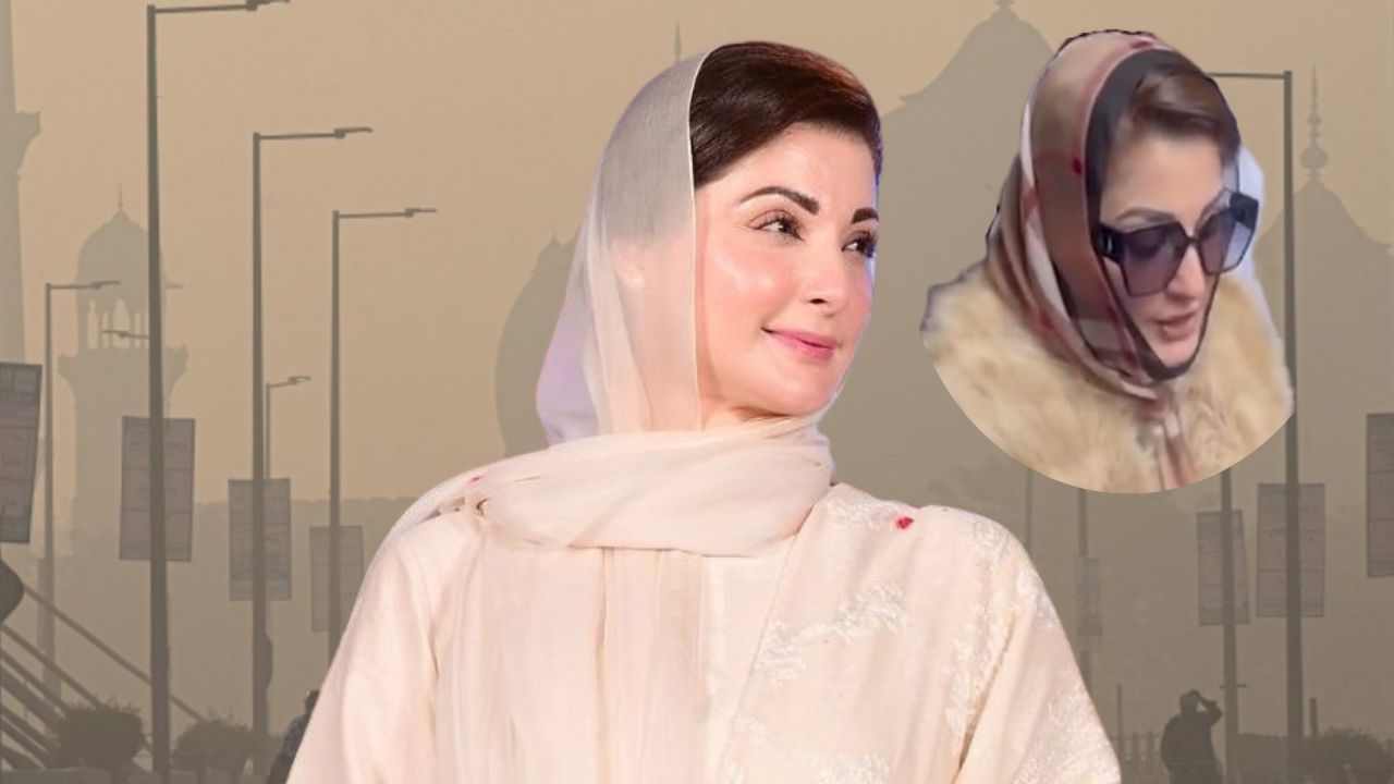 Maryam Nawaz comes under fire for wearing fur coat while Punjab goes through smog crisis