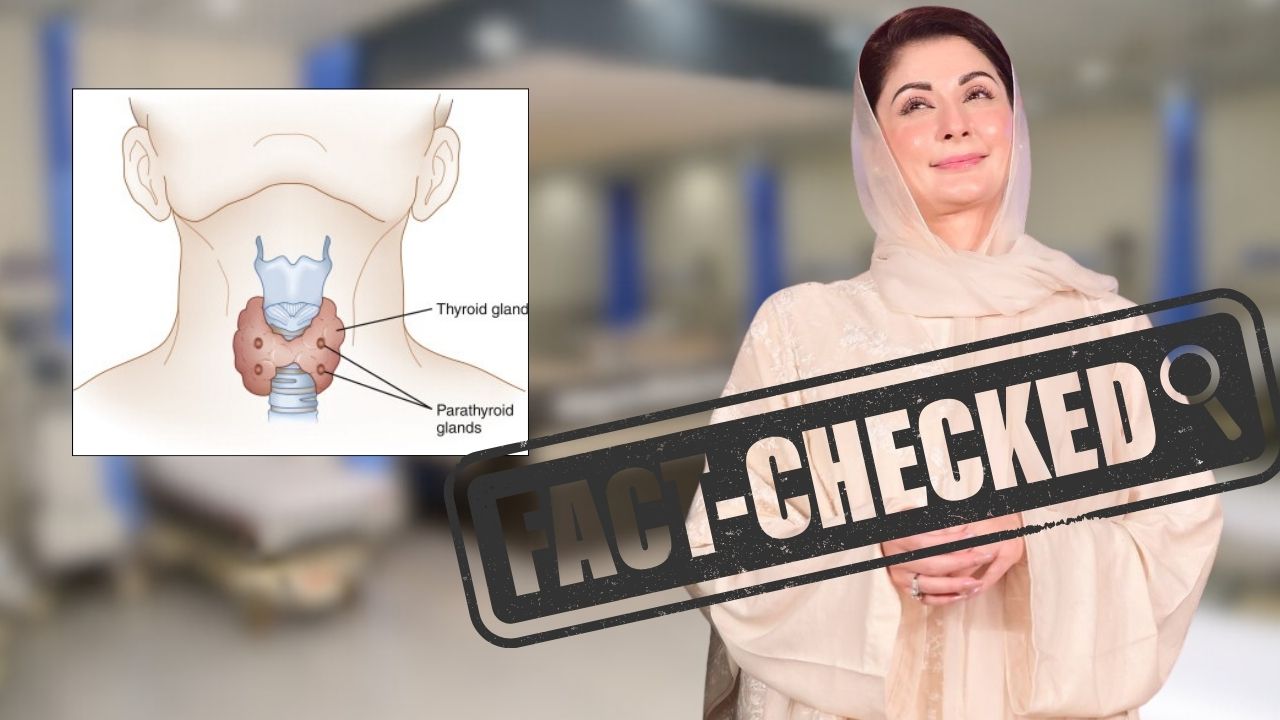 Fact Check: ‘Issues of Parathyroid are easily treatable in Pakistan’; endocrinologist denies Maryam Nawaz’s claims