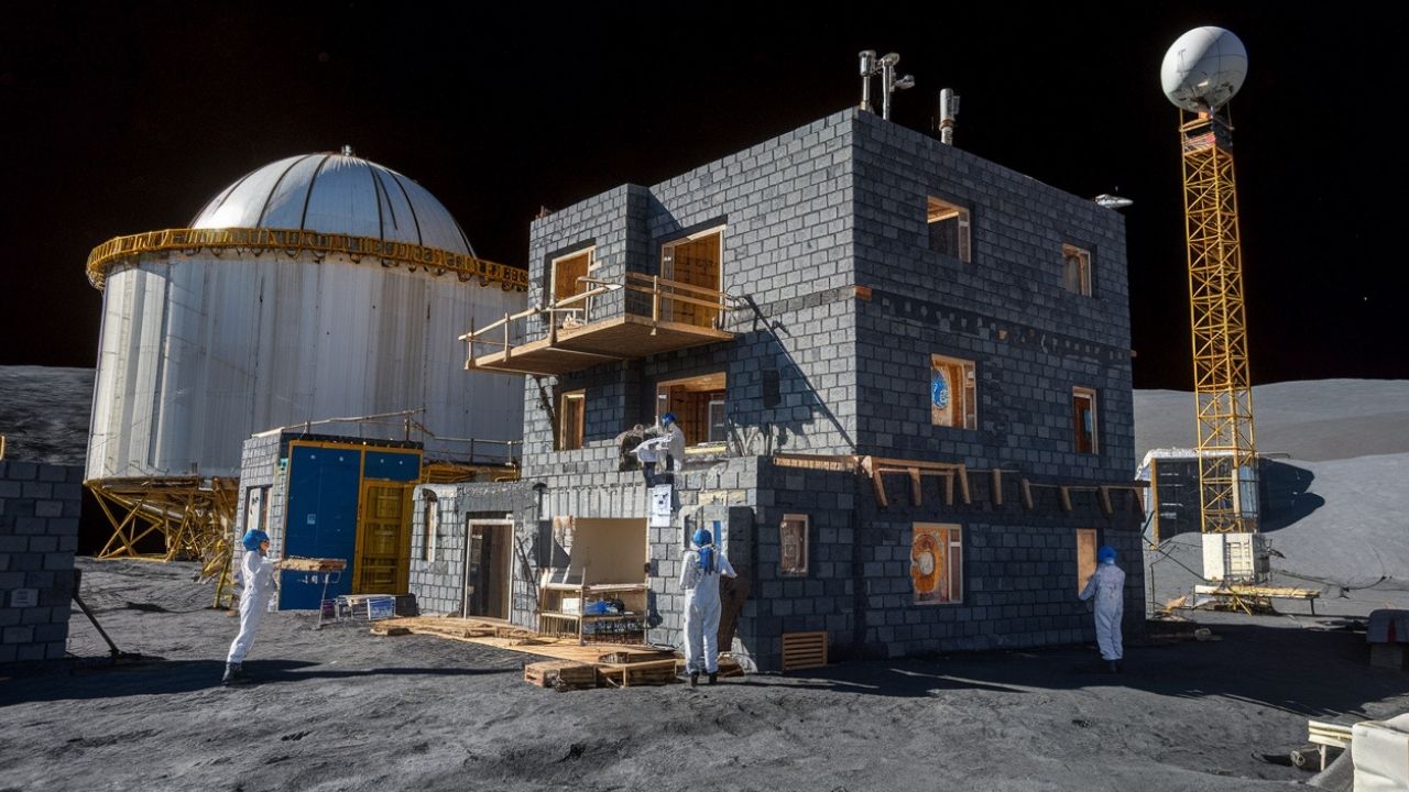China tests building Moon base with lunar soil bricks