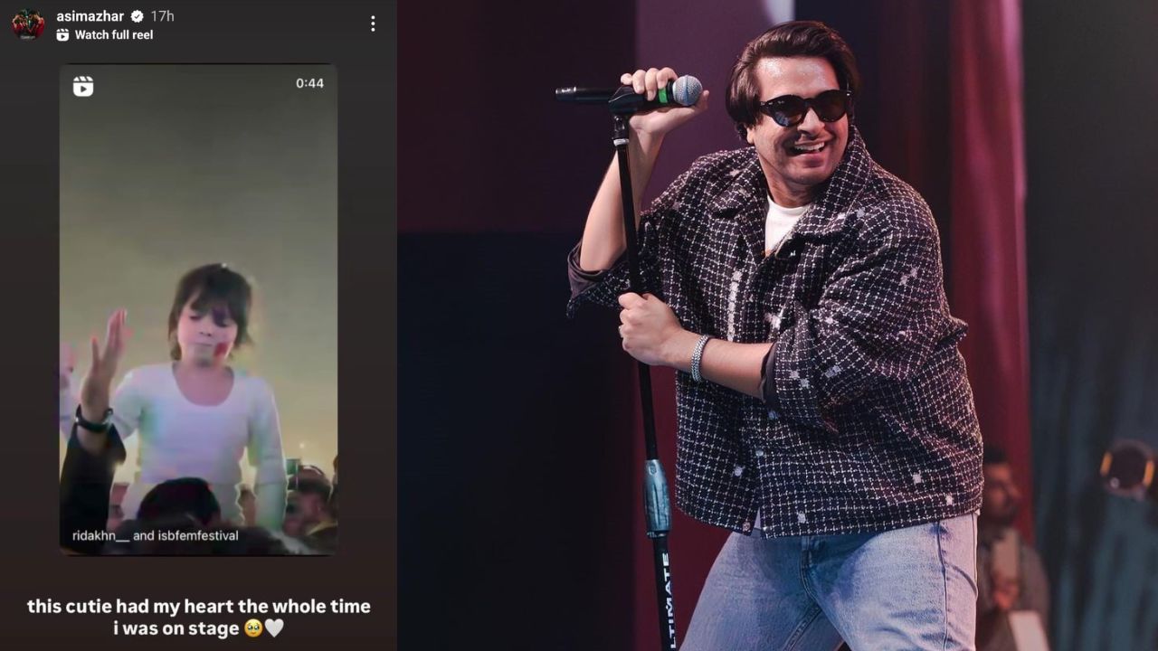 Asim Azhar shares the love of young fan attending his concert